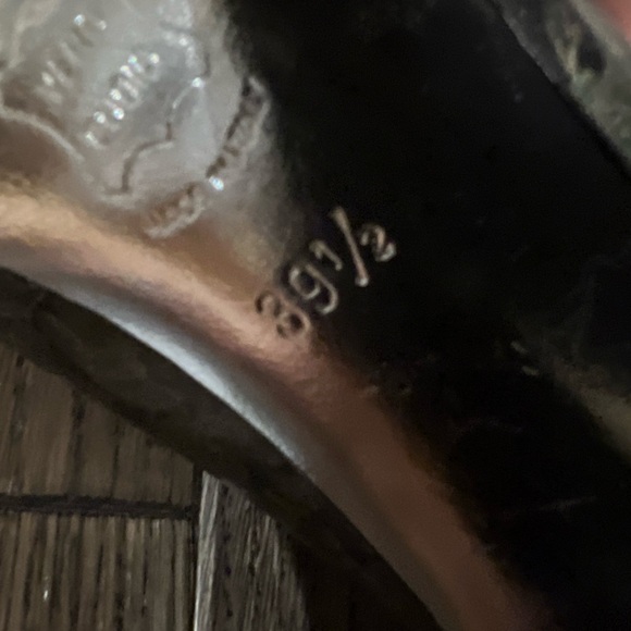 BROWN’S Shoes/Heels Copper Tone Floral Print, Size 39.5, Made In Italy - Picture 9 of 11